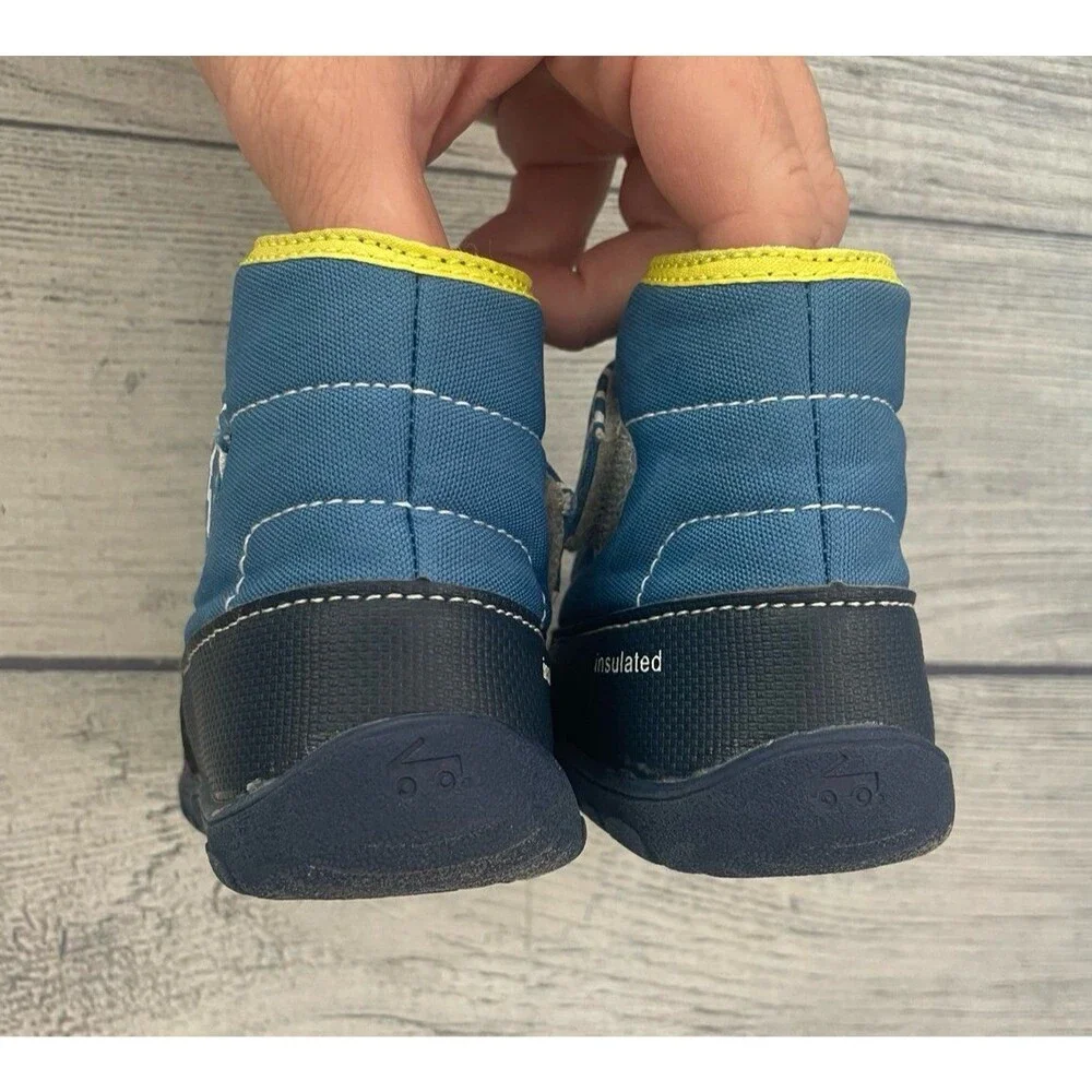 Blue See Kai Run Little Boy Toddler Boots Shoes, Size 5